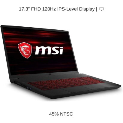 Portable gamer MSI GF75 Core i7 10e gén